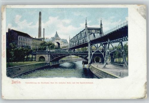 10115 W1000 Berlin - Überführung Hochbahn Anhalter Bahn Landwehrkanal