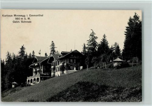 3543 Emmenmatt - Kurhaus Moosegg Pension Gebr. Schmalz Ort lt. Stempel