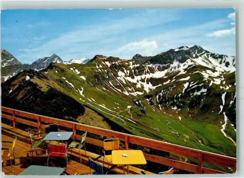 9497 Malbun - Blick gegen Hornspitz Große Furka Tschingel Gorvion Augustenberg