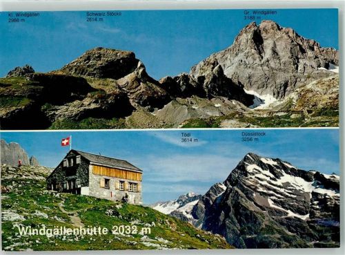 Windgällenhütte - Schwarz Stöckli Hüttenstempel