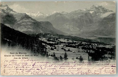 1884 Villars-sur-Ollon 1901 - Dent de Morcles