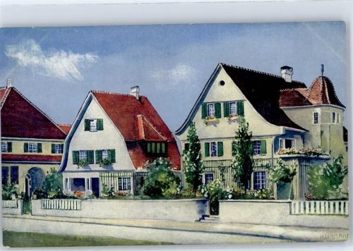 8580 Amriswil Künstlerkarte sign A. Lehmann