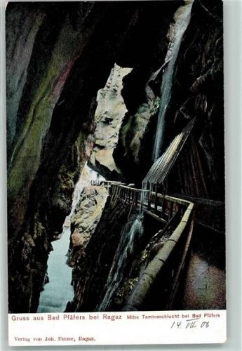 7312 Pfäfers - Mitte der Taminaschlucht