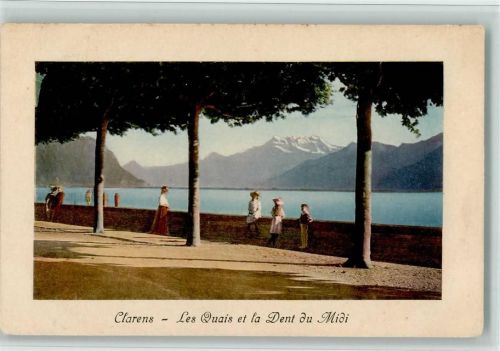 1815 Clarens - Les Quais et la Dent du Midi