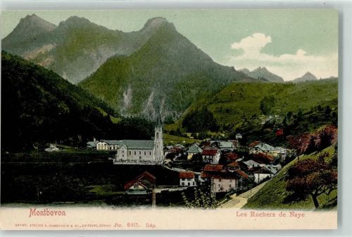 1669 Montbovon Les Cases - Les Rochers de Naye Eglise
