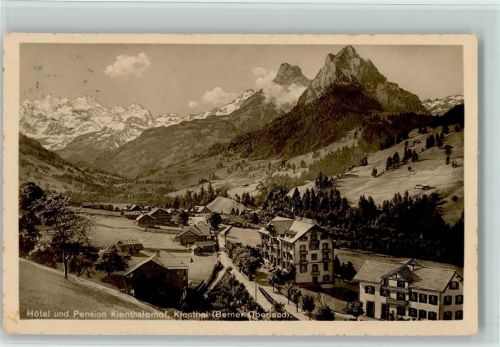 3723 Kiental 1913 - Hotel und Pension Kienthalerhof Berner Oberland