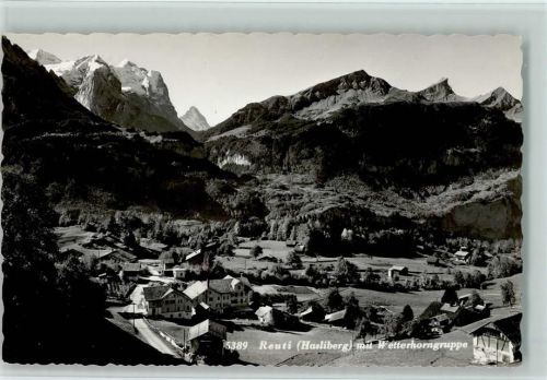 6086 Hasliberg Reuti - Reuti Hasliberg mit Wetterhorngruppe