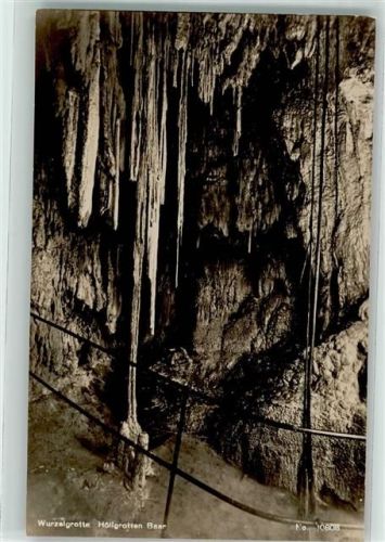 6340 Baar Foto AK Verlag U. Fotgraf Max Burkhardt Wurzelgrotte Höllgrotten