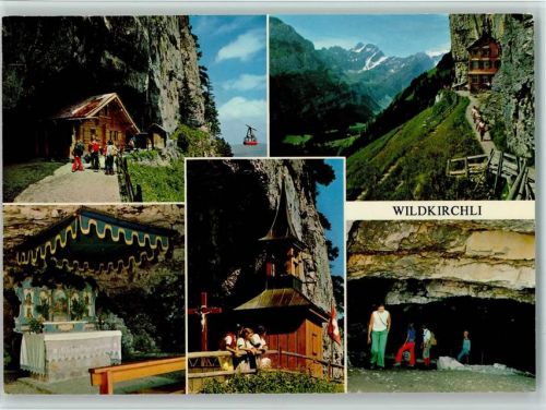 Alpstein - Bergbahn Höhle und Wanderweg Wildkirchli-Elbenalp