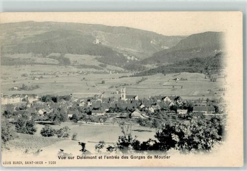 2800 Delémont Delsberg - Entree des Gorges de Moutier