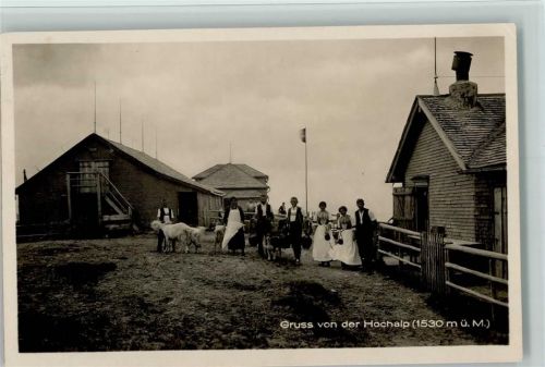 Hochalp 1926 - Gruss von der Hochalp