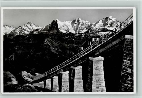 Niesenbahn Schreckhörner Eiger Mönch Jungfrau