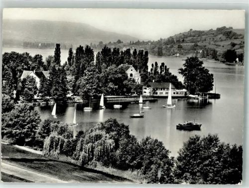 8266 Steckborn Foto AK Hotel Gasthaus Glarisegg