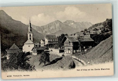 1873 Val-d'Illiez - Dents Blaches Kirche