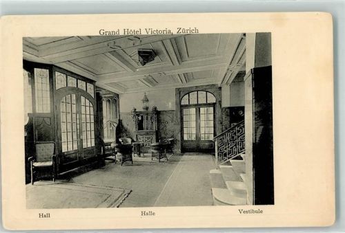 8000 Zürich Gebrauchsspuren Grand Hotel Victoria Halle