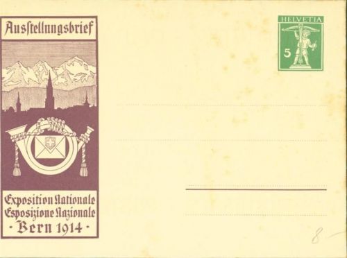 Bern Berne Phila Schweiz Ganzsache