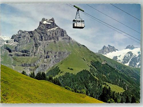 6390 Engelberg Foto AK Seilbahn Engelberg-Brunni