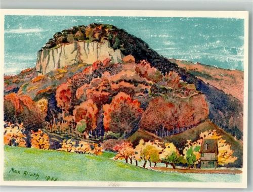 4402 Frenkendorf Künstlerkarte sign. Alicth, M. Schauenburgerfluh