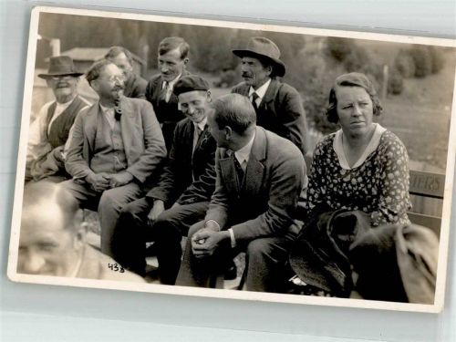 7250 Klosters Foto AK Gruppenfoto Ort lt. Fotograf