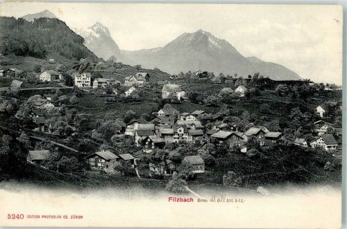 8757 Filzbach 1905 Foto AK