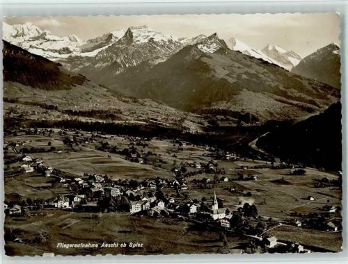 3703 Aeschi b. Spiez - Luftaufnahme