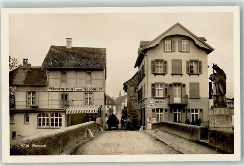 4143 Dornach 1925 - Gasthaus Restaurant zum Nepomuck