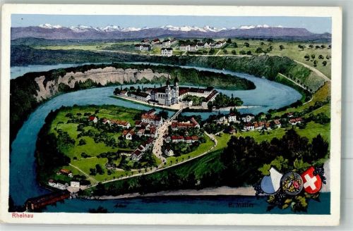 8462 Rheinau Künstlerkarte Foto Müller, B.