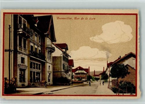 2732 Reconvilier 1909 - Rue de la Gare - AK