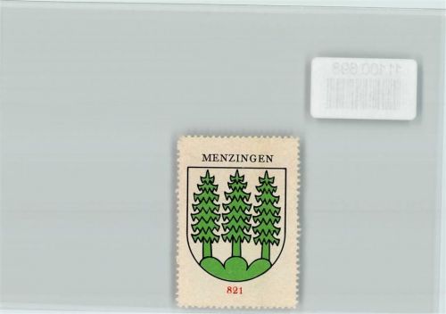 6313 Menzingen - Vignette Wappen Kaffee Hag ca 1920-1940 Menzingen