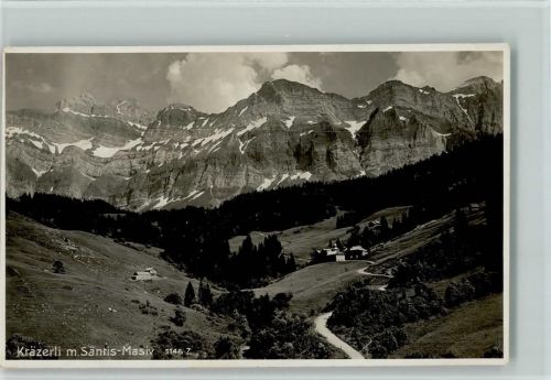 9107 Urnäsch - Kräzerli mit Säntis-Massiv