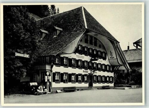 3555 Trubschachen - Gasthaus Bären Tanksäule Oldtimer
