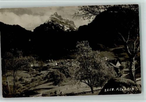 8757 Filzbach 1927 Foto AK Vue generale, gute Erhaltung AK