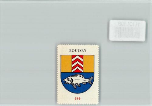 2017 Boudry - Vignette Wappen Kaffee Hag ca 1920-1940 Boudry