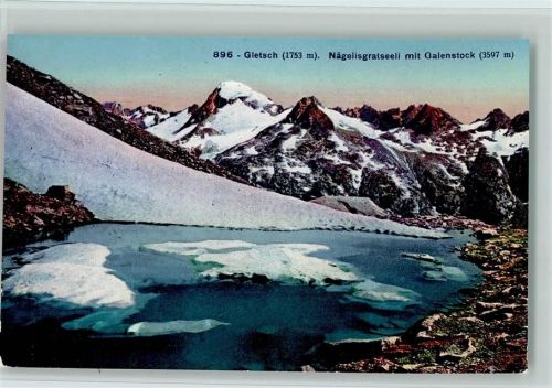 3999 Oberwald - Gletsch Nägelisgratseeli mit Galenstock