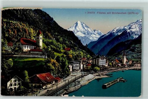 6454 Flüelen - Bristenstock Kirche