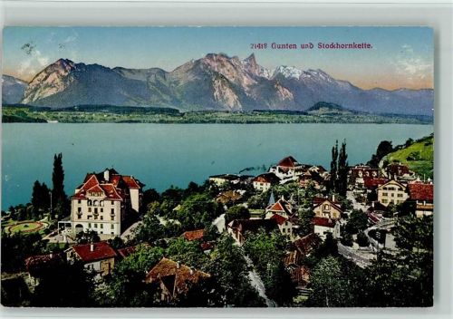 3654 Gunten - Thunersee Stockhornkette