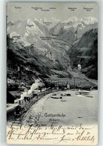 6454 Flüelen 1904 - Gotthardbahn