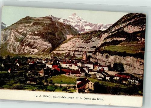 1890 St-Maurice - Dent du Midi