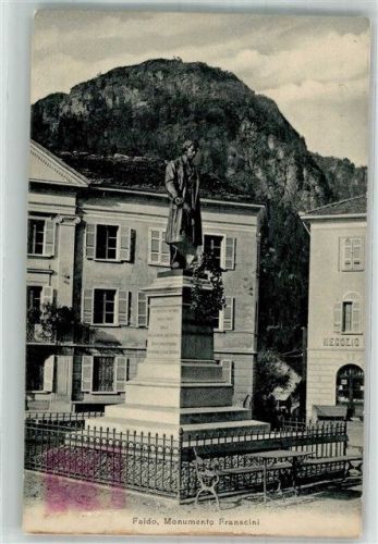 6760 Faido Gebrauchsspuren Denkmal Franscini