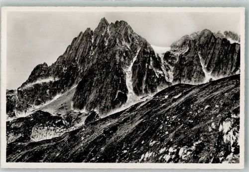 Salbithütte Foto AK Salbitschijen