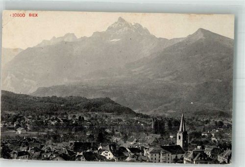 1880 Bex 1920 Foto AK Bahnpost