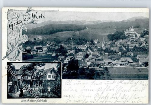 3076 Worb - 1903 Haushaltungsschule Gesamtansicht