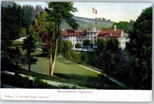 9057 Weissbad 1909 - Hotel Gasthaus