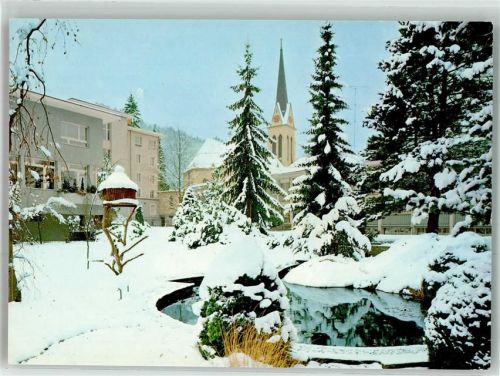 8374 Dussnang Winter Kirche Kneipp-Kurhaus
