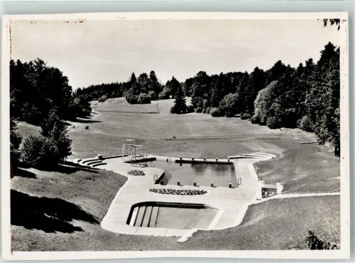 2532 Magglingen Macolin Gebrauchsspuren Eidg. Turn und Sportschule Schwimmbad