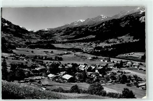 3713 Reichenbach im Kandertal - Blick gegen Frutigen und Hohniesengruppe