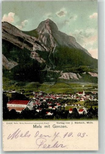 8887 Mels 1903 Gebrauchsspuren Gonzen