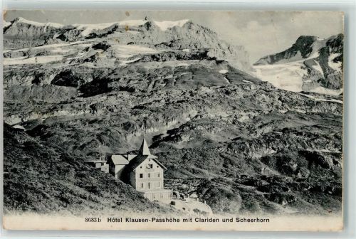 Klausenpasshöhe - Hotel Clariden Scheerhorn