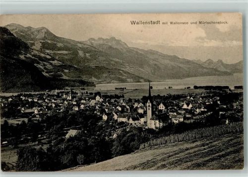 8880 Walenstadt - mit Wallensee und Mürtschenstock