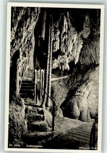 6340 Baar Foto AK Verlag u. Fotograf Max Burkhardt Höllgrotten Zauberschloss